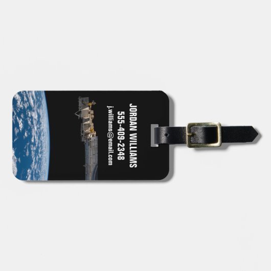 Erdgrenze oder Horizont Gepäckanhänger (Vorderseite horizontal)