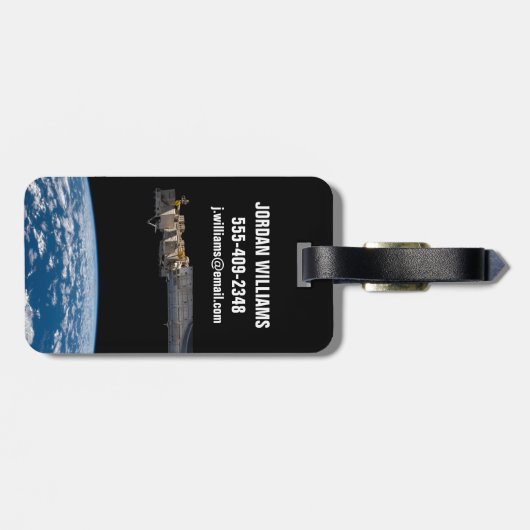 Erdgrenze oder Horizont Gepäckanhänger (Rückseite horizontal)