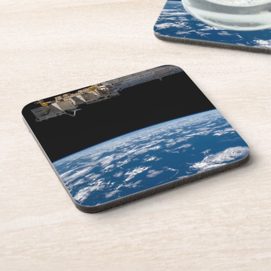 Erdgrenze oder Horizont Getränkeuntersetzer (Linke Seite)