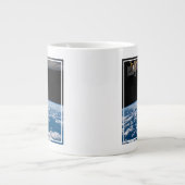 Erdgrenze oder Horizont Jumbo-Tasse (Vorderseite)