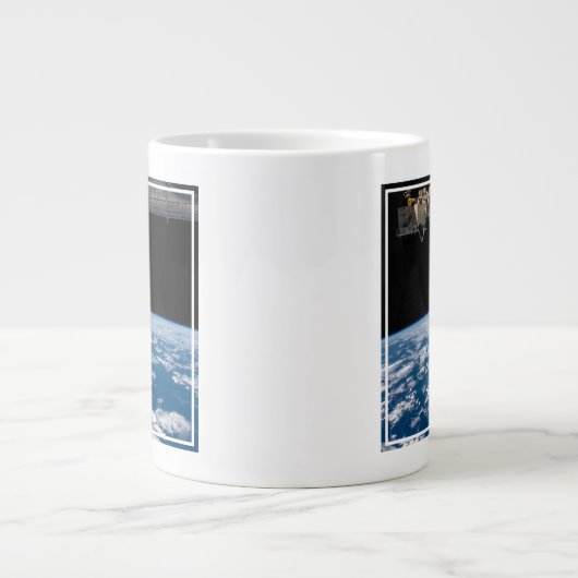 Erdgrenze oder Horizont Jumbo-Tasse (Vorderseite)