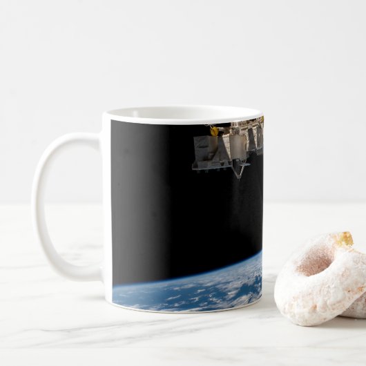 Erdgrenze oder Horizont Kaffeetasse (Mit Donut)