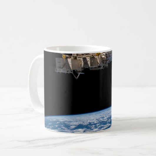 Erdgrenze oder Horizont Kaffeetasse (Vorderseite Links)