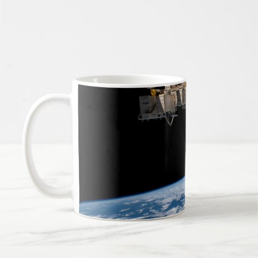 Erdgrenze oder Horizont Kaffeetasse (Links)