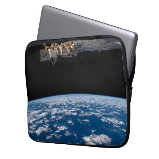 Erdgrenze oder Horizont Laptopschutzhülle (Vorderseite Links)