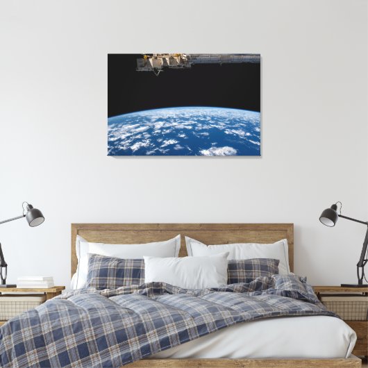 Erdgrenze oder Horizont Leinwanddruck (Insitu (Schlafzimmer))