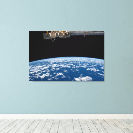 Erdgrenze oder Horizont Leinwanddruck (Insitu (Holzboden))