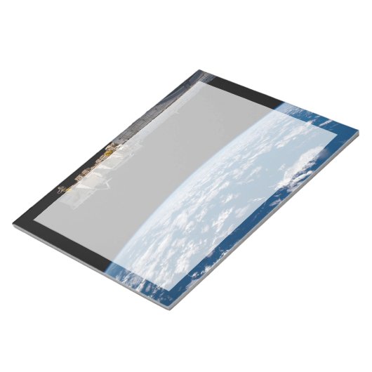 Erdgrenze oder Horizont Notizblock (angewinkelt)