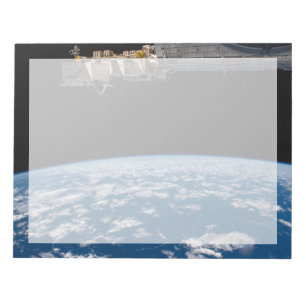 Erdgrenze oder Horizont Notizblock