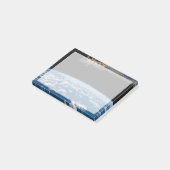 Erdgrenze oder Horizont Post-it Klebezettel (angewinkelt)