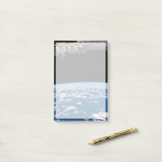 Erdgrenze oder Horizont Post-it Klebezettel (Auf Schreibtisch)