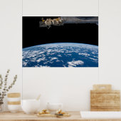 Erdgrenze oder Horizont Poster (Küche)