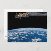 Erdgrenze oder Horizont Postkarte (Vorne/Hinten)