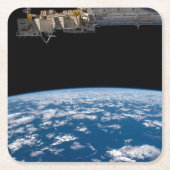 Erdgrenze oder Horizont Rechteckiger Pappuntersetzer (Vorderseite)