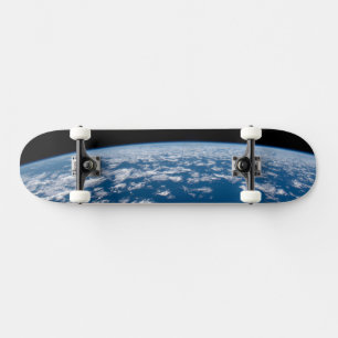 Erdgrenze oder Horizont Skateboard