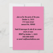 Erdhob sieht Schattenpsychedelikfarben Einladung (Rückseite)