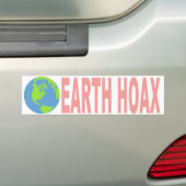 ErdHokuspokus (flache Erde) Autoaufkleber (Auf Auto)