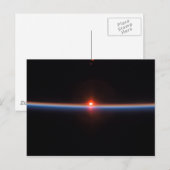 Erdhorizont Postkarte (Vorne/Hinten)