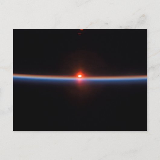 Erdhorizont Postkarte (Vorderseite)