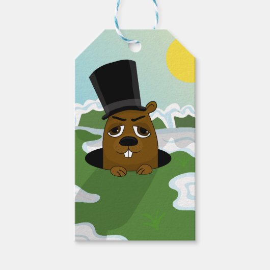 Erdhuhn Geschenkanhänger (Vorderseite)
