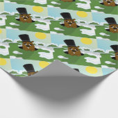 Erdhuhn Geschenkpapier (Ecke)