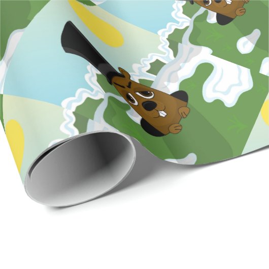 Erdhuhn Geschenkpapier (Rolleneckpunkt)