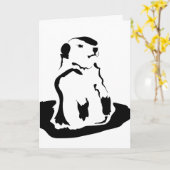 Erdhuhn Karte (Gelbe Blume)