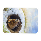 Erdhuhn Magnet (Horizontal)