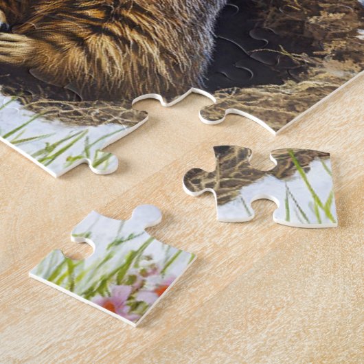 Erdhuhn Puzzle (Seite)