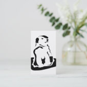 Erdhuhn Visitenkarte (Stehend Vorderseite)