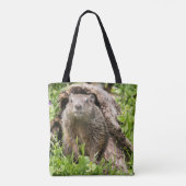 Erdhusten in einem Hollow Log Tasche (Rückseite)