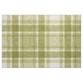 Erdig Kariert | Salbei & Creme Stoff (Fat Quarter (45,7 x 55,9 cm))