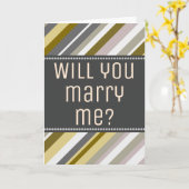 Erdig, rustikal "heiraten Sie mich?" Karte (Gelbe Blume)