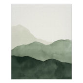 Erdige Boho-Aquarell-Wandkunst | Digitaler Druck (Vorderseite)