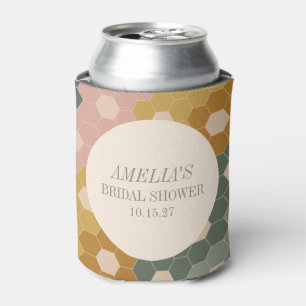 Erdige Boho-Chic-Vintage-Hochzeitsdusche Dosenkühler