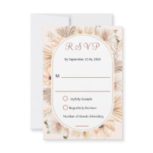 Erdige Boho-Ovalbogen-Blume Beige Antwort