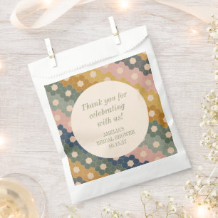 Erdige Boho Vintage Benutzerdefinierte Hochzeitsdu Geschenktütchen