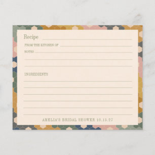 Erdige Boho Vintage Brautparty-Rezeptvorlage