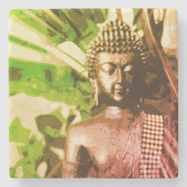 Erdige Buddha-Meditations-Zen-Dekoration Steinuntersetzer