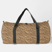 Erdige Crinkle-Optik  Duffle Bag (Rückseite)