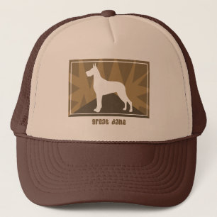 Erdige Deutsche Dogge Truckerkappe