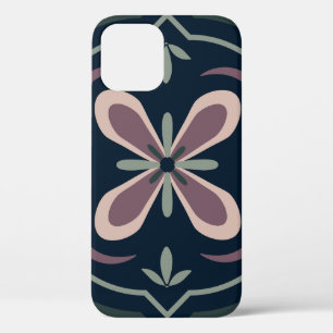 erdige farbene florale geometrische Fliesen Case-Mate iPhone Hülle