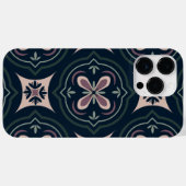 erdige farbene florale geometrische Fliesen Case-Mate iPhone Hülle (Rückseite (Horizontal))