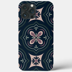 erdige farbene florale geometrische Fliesen Case-Mate iPhone Hülle