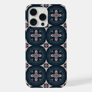 erdige farbene geometrische Blumenskulpturen iPhone 15 Pro Max Hülle