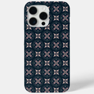 Erdige florale geometrische Kacheln Case-Mate iPhone Hülle