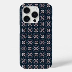 Erdige florale geometrische Kacheln Case-Mate iPhone Hülle