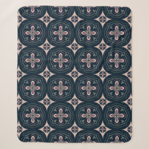 Erdige florale geometrische Kacheln Sherpadecke