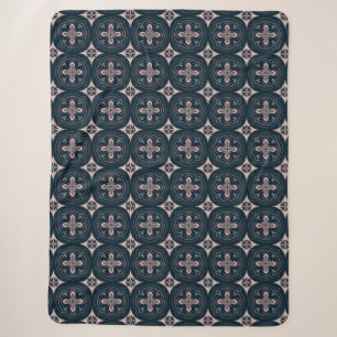Erdige florale geometrische Kacheln Sherpadecke