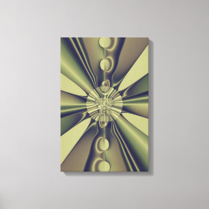 Erdige geometrische abstrakte moderne Kunst Leinwanddruck